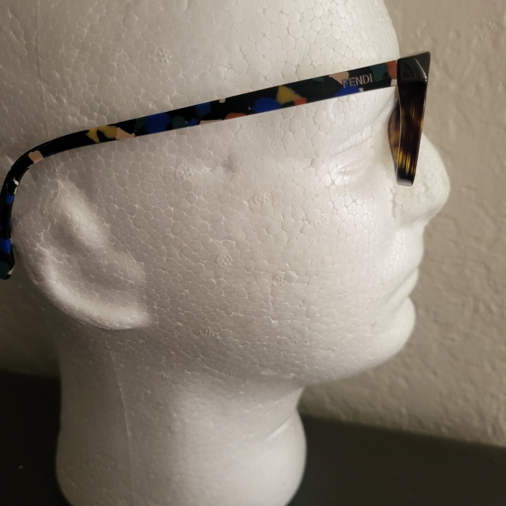 Fendi Multicolor Patterned Glasses - image 2
